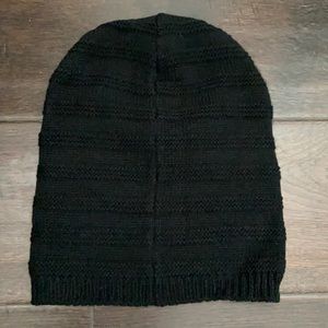 FREE Black knit beanie